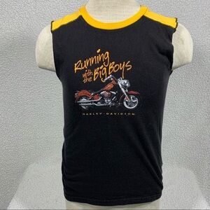 Harley-Davidson Kids size L (14-16) Sleeveless T Shirt Top